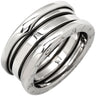 ブルガリ Bvlgari ビーゼロワン B-zero1 2バンドリング ホワイトゴールド K18WG #52(JP12) リング 指輪 750 18金 WG 11.5号