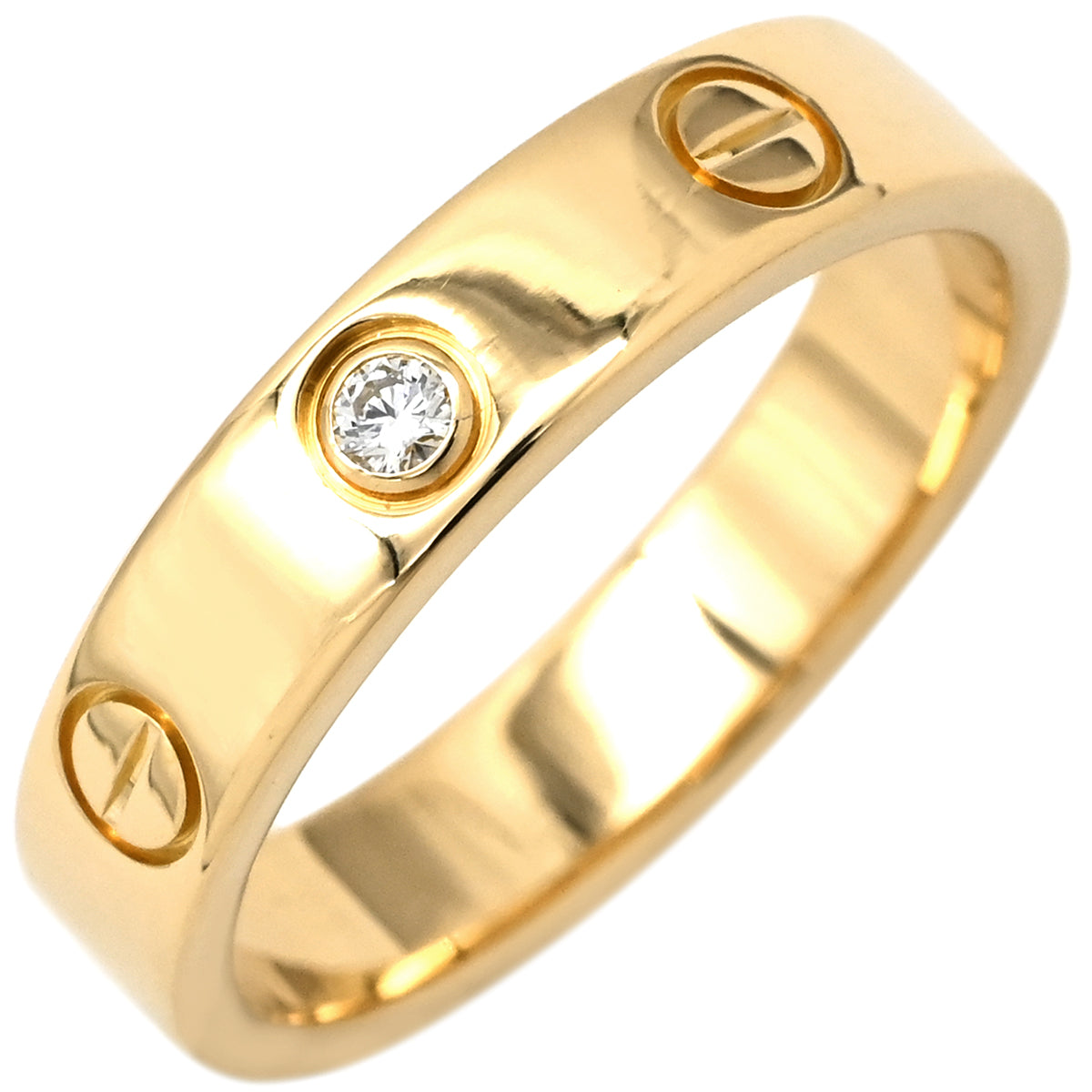 カルティエ Cartier LOVE ミニラブリング B4056100 イエローゴールド