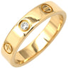 カルティエ Cartier LOVE ミニラブリング B4056100 イエローゴールド K18YG ダイヤモンド #50(JP10) リング 指輪 K18 18K ダイヤモンド ダイヤ ブリリアント 10号