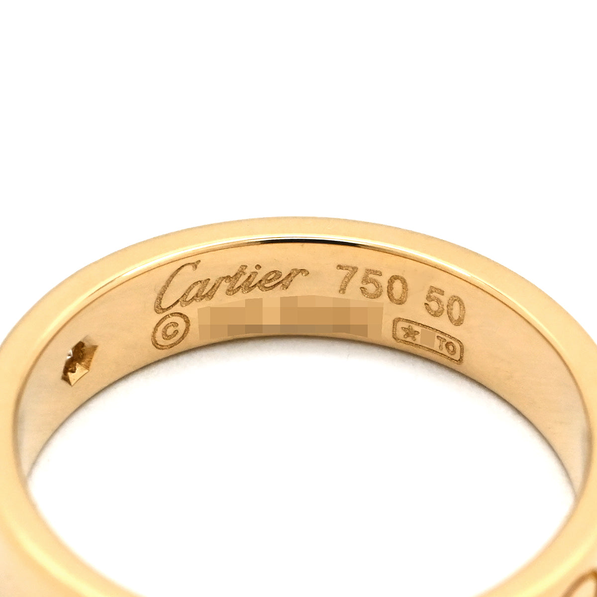 カルティエ Cartier LOVE ミニラブリング B4056100 イエローゴールド