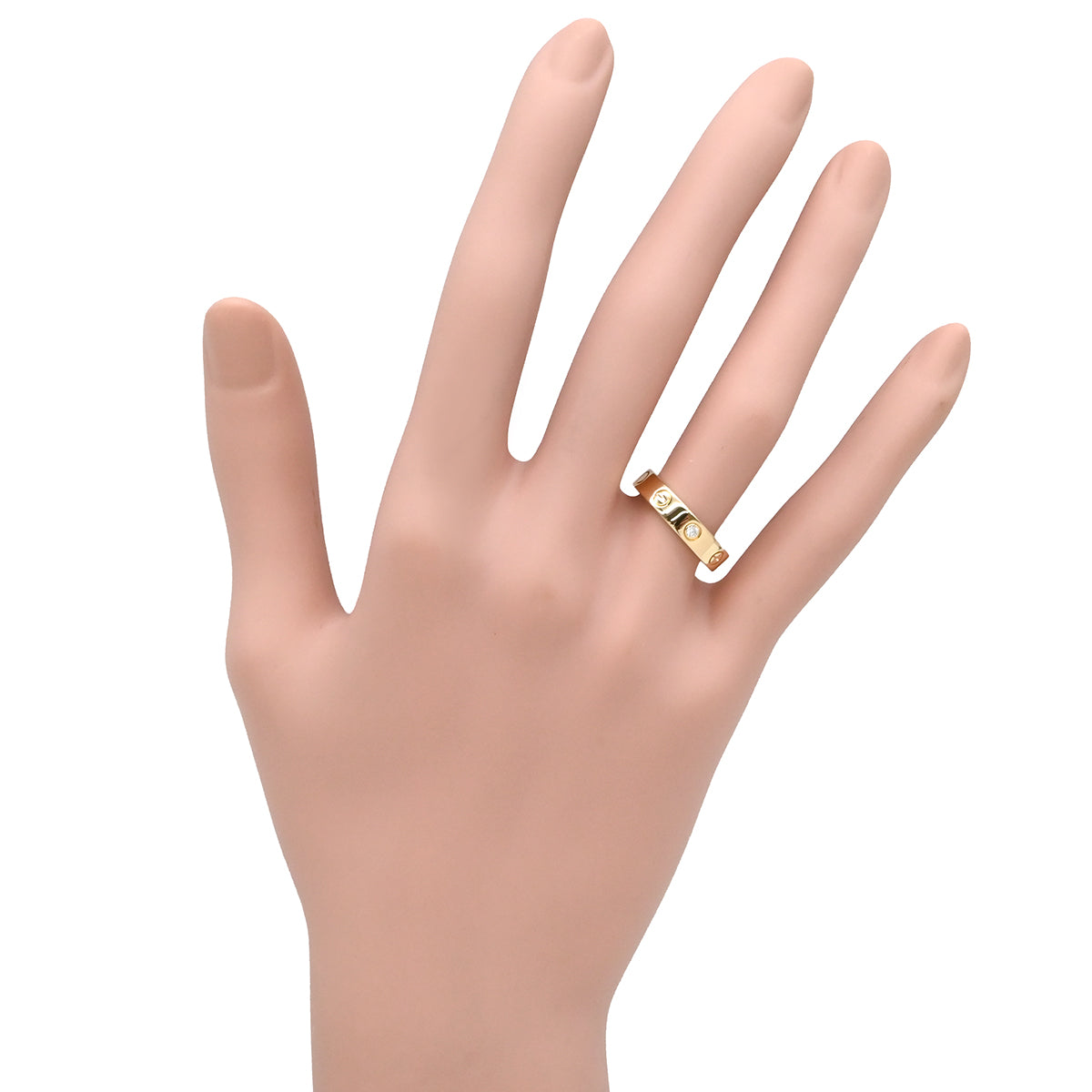 カルティエ Cartier LOVE ミニラブリング B4056100 イエローゴールド