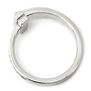ティファニー Tiffany & Co T ワン ナロー ダイヤ ホワイトゴールド K18WG ダイヤモンド リング 指輪 T&Co. Au750 18K WG 8.5号