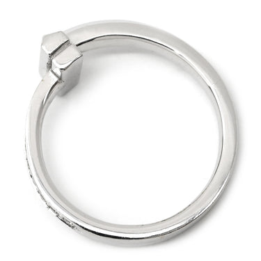 ティファニー Tiffany & Co T ワン ナロー ダイヤ ホワイトゴールド K18WG ダイヤモンド リング 指輪 T&Co. Au750 18K WG 8.5号
