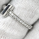 ティファニー Tiffany & Co T ワン ナロー ダイヤ ホワイトゴールド K18WG ダイヤモンド リング 指輪 T&Co. Au750 18K WG 8.5号