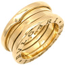 ブルガリ BVLGARI ビーゼロワン B-zero1 3バンド イエローゴールド K18YG #48 リング 指輪 Au750 18K 18金 8号