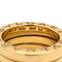 ブルガリ BVLGARI ビーゼロワン B-zero1 3バンド イエローゴールド K18YG #48 リング 指輪 Au750 18K 18金 8号