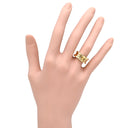 ブルガリ BVLGARI ビーゼロワン B-zero1 3バンド イエローゴールド K18YG #48 リング 指輪 Au750 18K 18金 8号