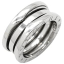 ブルガリ BVLGARI ビーゼロワン B-zero1 2バンド ホワイトゴールド K18WG #49 リング 指輪 Au750 18K 18金 8.5号