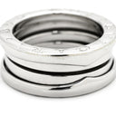 ブルガリ BVLGARI ビーゼロワン B-zero1 2バンド ホワイトゴールド K18WG #49 リング 指輪 Au750 18K 18金 8.5号