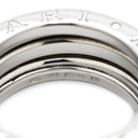 ブルガリ BVLGARI ビーゼロワン B-zero1 2バンド ホワイトゴールド K18WG #49 リング 指輪 Au750 18K 18金 8.5号