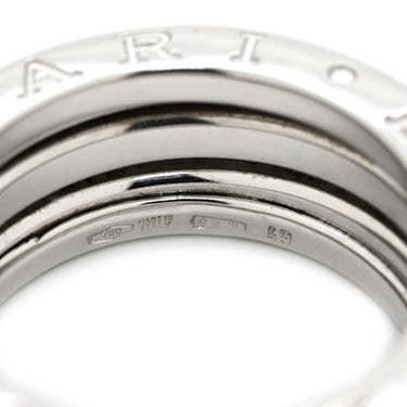 ブルガリ BVLGARI ビーゼロワン B-zero1 2バンド ホワイトゴールド K18WG #49 リング 指輪 Au750 18K 18金 8.5号
