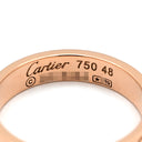 カルティエ Cartier ミニラブリング ピンクゴールド K18PG #48(JP8) リング 指輪 LOVE Ring 750 18K PG 18金 8号