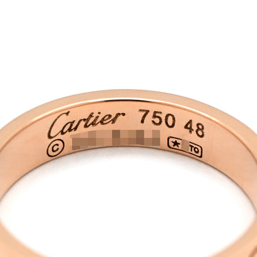 カルティエ Cartier ミニラブリング ピンクゴールド K18PG #48(JP8) リング 指輪 LOVE Ring 750 18K PG 18金 8号