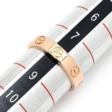 カルティエ Cartier ミニラブリング ピンクゴールド K18PG #48(JP8) リング 指輪 LOVE Ring 750 18K PG 18金 8号