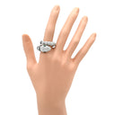 ブルガリ BVLGARI セルペンティ ダイヤリング 354699 ホワイトゴールド K18WG エメラルド ダイヤモンド 14041 リング 指輪 BVLGARI 22.5号