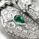 ブルガリ BVLGARI セルペンティ ダイヤリング 354699 ホワイトゴールド K18WG エメラルド ダイヤモンド 14041 リング 指輪 BVLGARI 22.5号