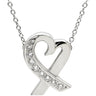 ティファニー Tiffany & Co パロマ・ピカソ ラビング ハート ダイヤ ホワイトゴールド K18WG ダイヤモンド ネックレス T&Co. Au750 18K