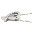 ティファニー Tiffany & Co パロマ・ピカソ ラビング ハート ダイヤ ホワイトゴールド K18WG ダイヤモンド ネックレス T&Co. Au750 18K