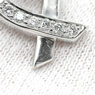 ティファニー Tiffany & Co パロマ・ピカソ ラビング ハート ダイヤ ホワイトゴールド K18WG ダイヤモンド ネックレス T&Co. Au750 18K