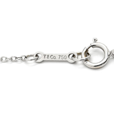 ティファニー Tiffany & Co パロマ・ピカソ ラビング ハート ダイヤ ホワイトゴールド K18WG ダイヤモンド ネックレス T&Co. Au750 18K