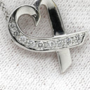 ティファニー Tiffany & Co パロマ・ピカソ ラビング ハート ダイヤ ホワイトゴールド K18WG ダイヤモンド ネックレス T&Co. Au750 18K