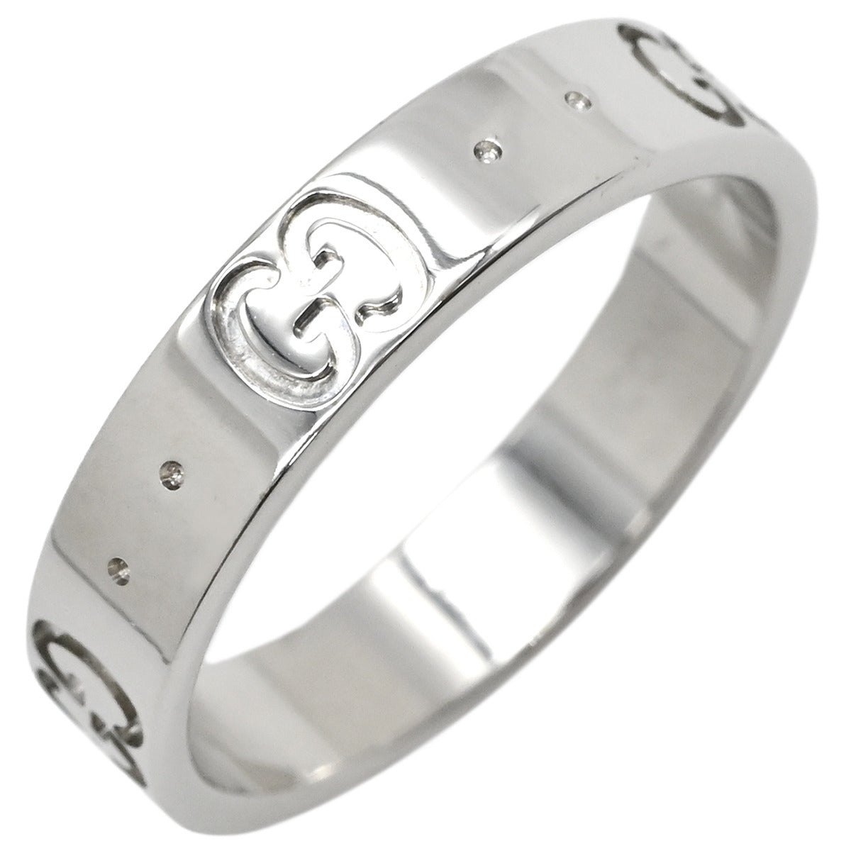 グッチ Gucci アイコン ホワイトゴールド #10 リング 指輪 ICON 18K グッチ Gucci アイコン ホワイトゴールド #10 リング 指輪 ICON 18K