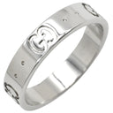グッチ GUCCI アイコン ホワイトゴールド K18WG #10 リング 指輪 ICON 18K K18 WG 9.5号