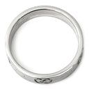 グッチ GUCCI アイコン ホワイトゴールド K18WG #10 リング 指輪 ICON 18K K18 WG 9.5号