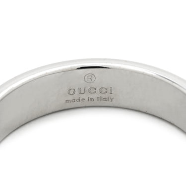 グッチ GUCCI アイコン ホワイトゴールド K18WG #10 リング 指輪 ICON 18K K18 WG 9.5号