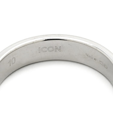 グッチ GUCCI アイコン ホワイトゴールド K18WG #10 リング 指輪 ICON 18K K18 WG 9.5号