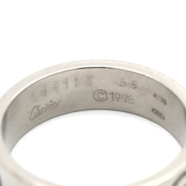 カルティエ Cartier ラブリング B4084700 ホワイトゴールド K18WG #55(JP15) リング 指輪 クラシックモデル LOVE Ring 750 18K WG 18金 14号