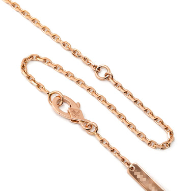 ヴァンクリーフアーペル Van Cleef & Arpels マジック アルハンブラ ロングネックレス ブラウン×ピンクゴールド K18PG レターウッド ネックレス 18K 1モチーフ レターウッド