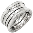 ブルガリ Bvlgari ビーゼロワン B-zero1 3バンドリング ホワイトゴールド K18WG #49(JP9) リング 指輪 BVLGARI 750 18金 8.5号