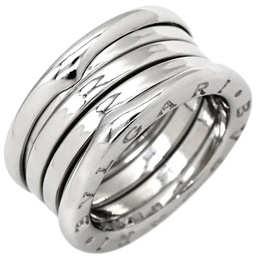 ブルガリ Bvlgari ビーゼロワン B-zero1 3バンドリング ホワイトゴールド K18WG #49(JP9) リング 指輪 BVLGARI 750 18金 8.5号