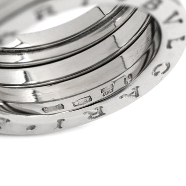 ブルガリ Bvlgari ビーゼロワン B-zero1 3バンドリング ホワイトゴールド K18WG #49(JP9) リング 指輪 BVLGARI 750 18金 8.5号