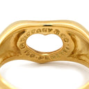 ティファニー Tiffany & Co オープン ハート イエローゴールド K18YG リング 指輪 T＆Co. Au750 18K 18金 K18YG エルサ ペレッティ 5号