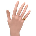 ティファニー Tiffany & Co オープン ハート イエローゴールド K18YG リング 指輪 T＆Co. Au750 18K 18金 K18YG エルサ ペレッティ 5号