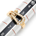 フレッド FRED フォース10 ミディアムモデル イエローゴールド K18YG ダイヤモンド #46(JP6) リング 指輪 FRED パヴェダイヤ Au750 18K YG 6号