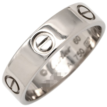 カルティエ Cartier ラブリング クラシックモデル B4084760 ホワイトゴールド K18WG #60 リング 指輪 LOVE Ring K18WG Au750 18K 19.5号