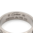 カルティエ Cartier ラブリング クラシックモデル B4084760 ホワイトゴールド K18WG #60 リング 指輪 LOVE Ring K18WG Au750 18K 19.5号