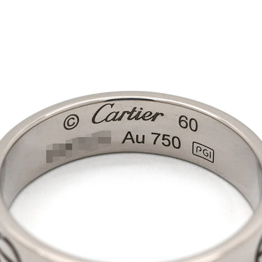 カルティエ Cartier ラブリング クラシックモデル B4084760 ホワイトゴールド K18WG #60 リング 指輪 LOVE Ring K18WG Au750 18K 19.5号