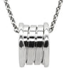 ブルガリ BVLGARI ビーゼロワン B-zero1 352815 ホワイトゴールド K18WG ネックレス K18WG Au750 18K 18金