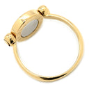 ブルガリ Bvlgari ブルガリブルガリ フリップ イエローゴールド×ホワイトゴールド K18YG ダイヤモンド K18WG リング 指輪 Au750 18K パヴェダイヤ 8号