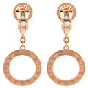 ブルガリ BVLGARI ブルガリブルガリ ソートワール ピンクゴールド K18PG ダイヤモンド イヤリング K18 18K PG RG ダイヤモンド サークル