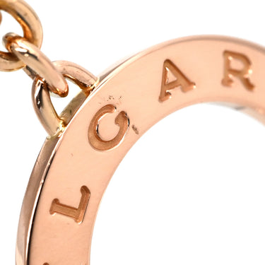 ブルガリ BVLGARI ブルガリブルガリ ソートワール ピンクゴールド K18PG ダイヤモンド イヤリング K18 18K PG RG ダイヤモンド サークル