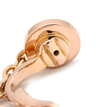 ブルガリ BVLGARI ブルガリブルガリ ソートワール ピンクゴールド K18PG ダイヤモンド イヤリング K18 18K PG RG ダイヤモンド サークル