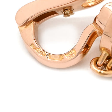ブルガリ BVLGARI ブルガリブルガリ ソートワール ピンクゴールド K18PG ダイヤモンド イヤリング K18 18K PG RG ダイヤモンド サークル