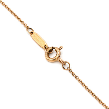ティファニー Tiffany & Co T スマイル ペンダント スモール ダイヤモンド ピンクゴールド K18PG ダイヤモンド ネックレス T&Co. T smile K18PG Au750 18K 18金