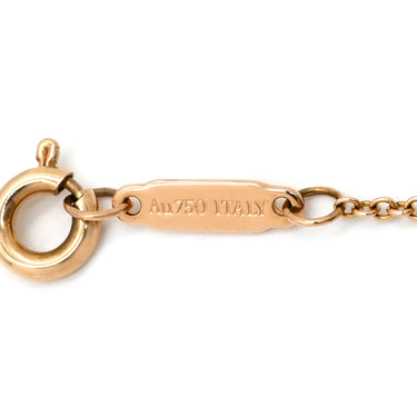 ティファニー Tiffany & Co T スマイル ペンダント スモール ダイヤモンド ピンクゴールド K18PG ダイヤモンド ネックレス T&Co. T smile K18PG Au750 18K 18金