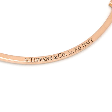 ティファニー Tiffany & Co T スマイル ペンダント スモール ダイヤモンド ピンクゴールド K18PG ダイヤモンド ネックレス T&Co. T smile K18PG Au750 18K 18金